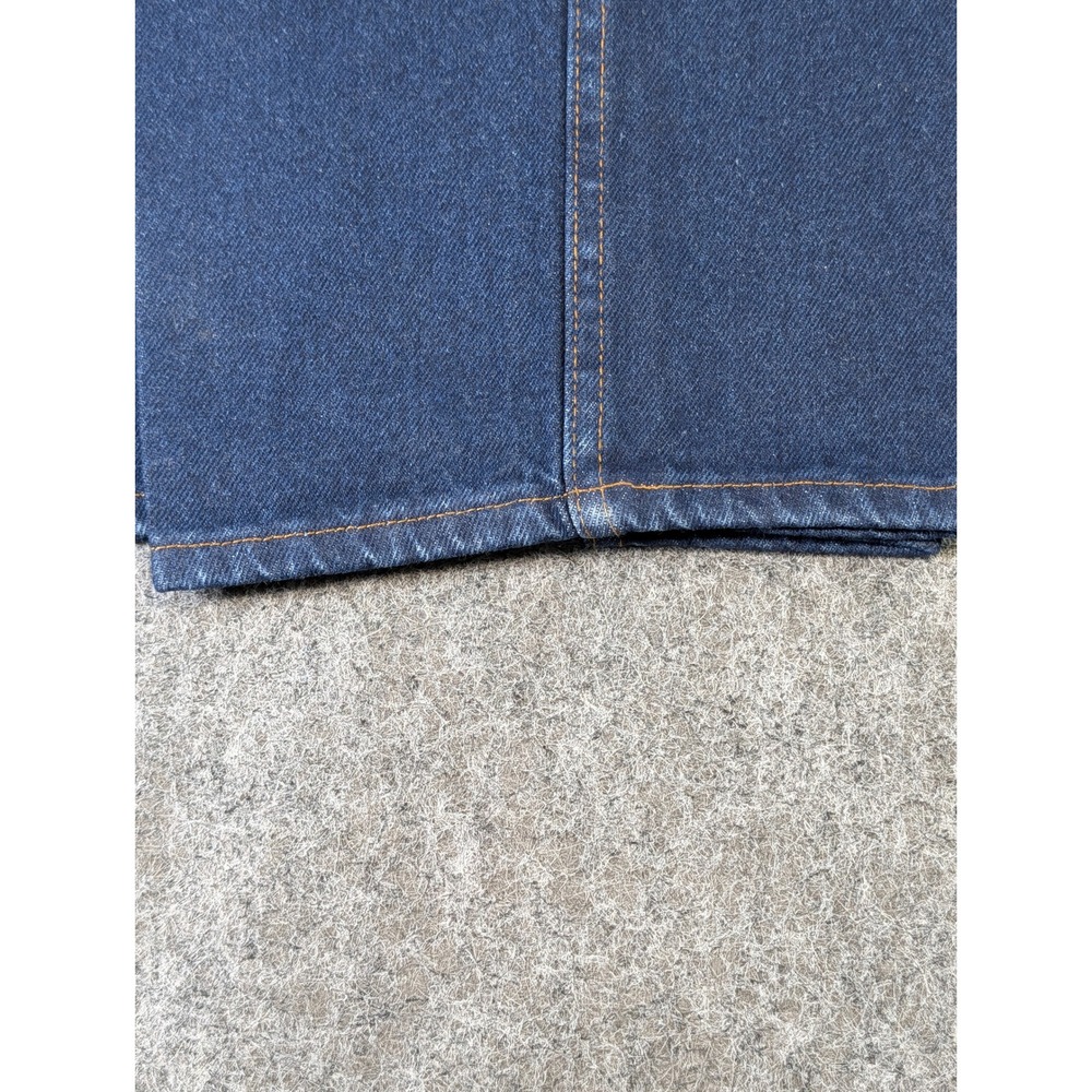 Rustler Mens Regular Fit Denim Jeans Indigo Blue Cotton 87619PW 44x30 Starched - Picture 3 of 11